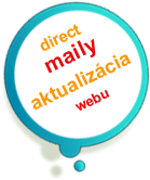 direct e-maily, aktualizácia webu